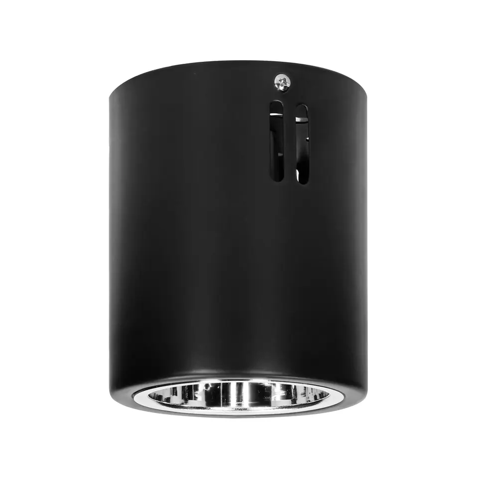 ⁨KORIN 10, oprawa typu downlight, 60W, E27, stal, czarna⁩ w sklepie Wasserman.eu