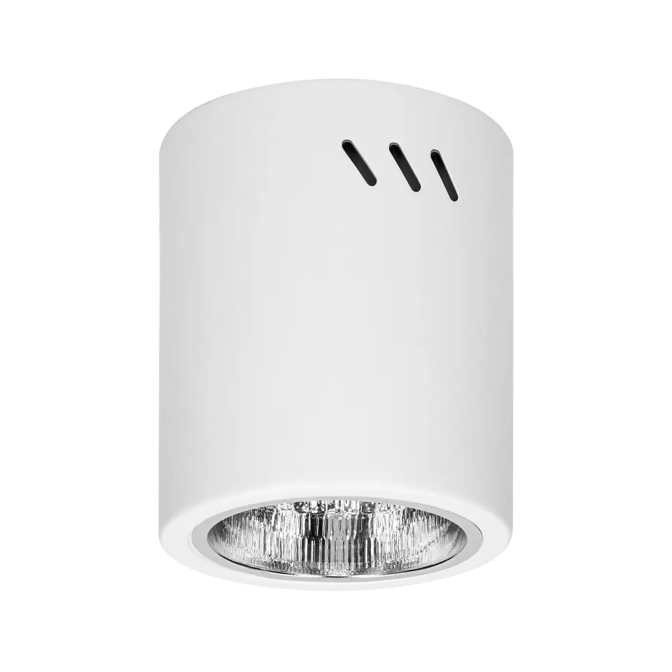 ⁨KORIN 13, oprawa typu downlight, 60W, E27, stal, biała⁩ w sklepie Wasserman.eu