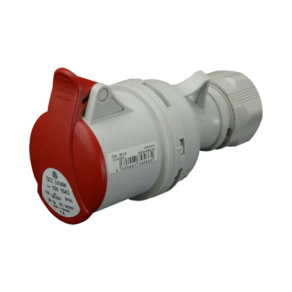 ⁨Gniazdo siłowe przenośne 16A/4P, IP44⁩ w sklepie Wasserman.eu