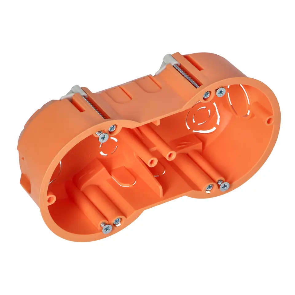 ⁨Puszka p/t 60 mm płytka dwukrotna do G/K, 70 sztuk⁩ w sklepie Wasserman.eu