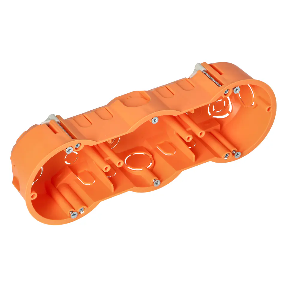 ⁨Puszka podtynkowa 60 mm płytka trzykrotna do G/K⁩ w sklepie Wasserman.eu