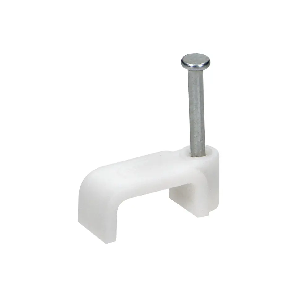 ⁨Uchwyt kablowy płaski na kabel YDYp 3 x 1,5mm2, 10x6 mm (100szt)⁩ w sklepie Wasserman.eu