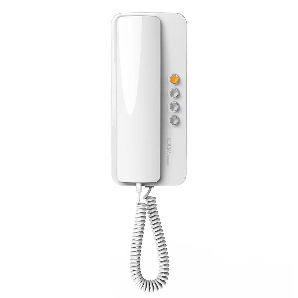 ⁨Unifon wielolokatorski do instalacji 4,5,6 żyłowych WEKTA, biały⁩ w sklepie Wasserman.eu