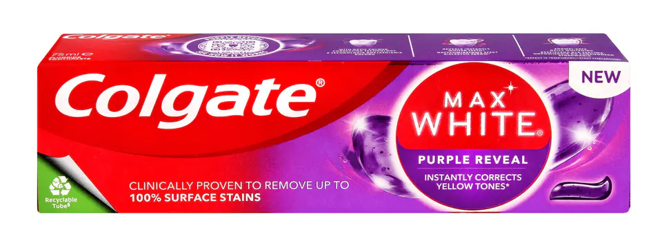 Colgate Pasta do zębów Max White Purple Reveal 75ml w sklepie Wasserman.eu