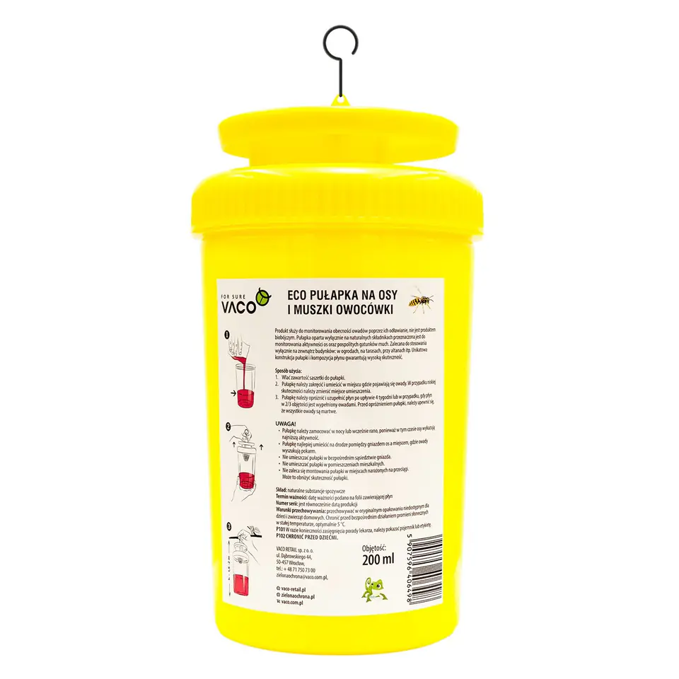 ⁨Vaco Eco trap for wasps and flies + cartridge⁩ at Wasserman.eu