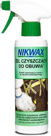 ⁨Środek do czyszczenia obuwia Nikwax Footwear Cleanning Gel atomizer 300 ml⁩ w sklepie Wasserman.eu