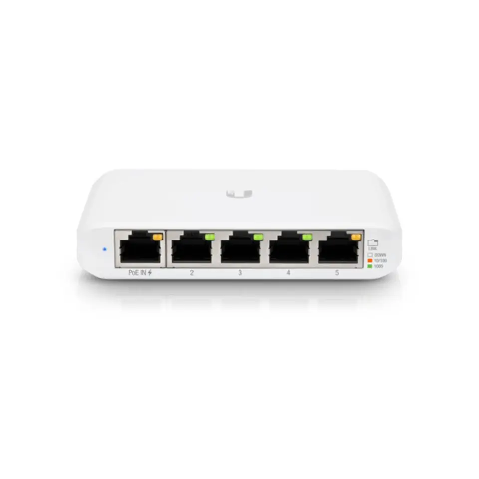 ⁨UBIQUITI USW-FLEX-MINI UNIFI COMPACT 5-PORT DESKTOP SWITCH 5-PACK⁩ w sklepie Wasserman.eu