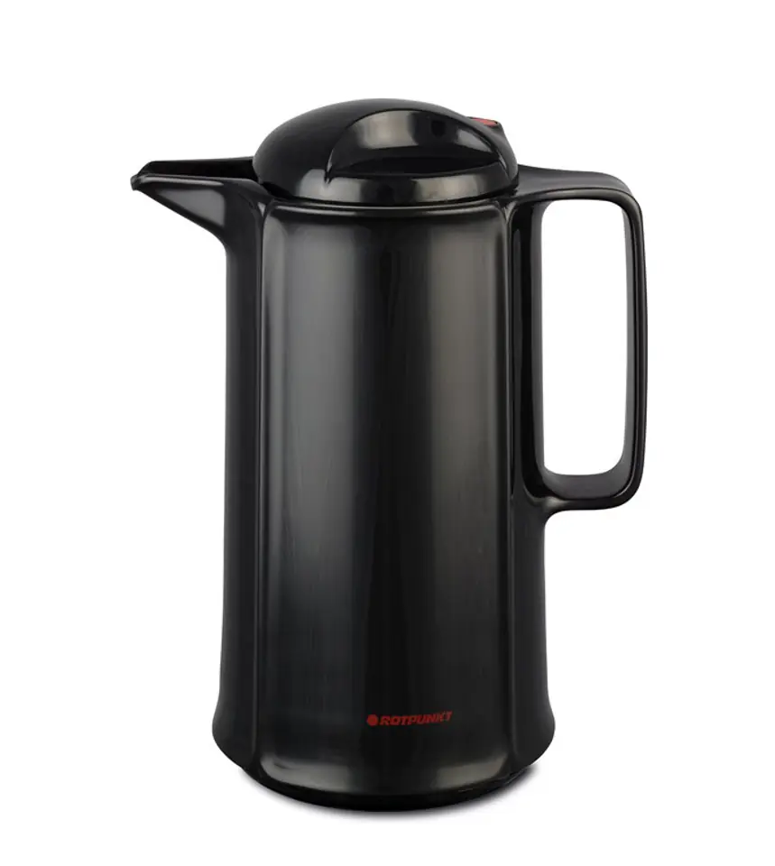 ⁨ROTPUNKT Thermos jug, 1.0 l, ristretto (black)⁩ at Wasserman.eu