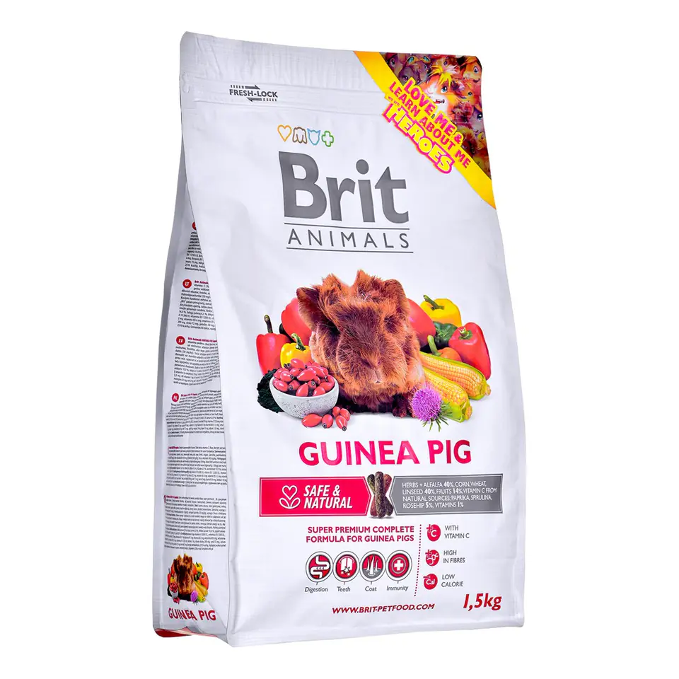 ⁨BRIT Animals Guinea Pig Complete - dry food for guinea pigs - 1.5 kg⁩ at Wasserman.eu