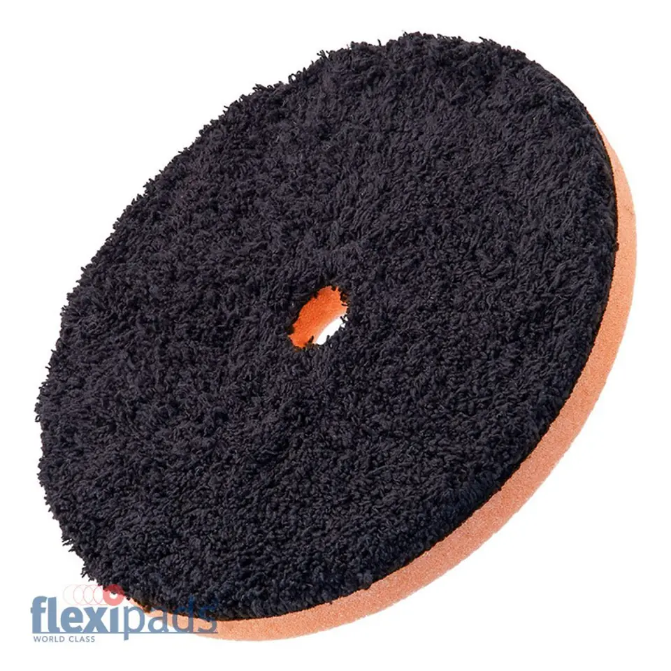 ⁨Flexipads Black Mikrofibra Cut 150mm - Pad Polerski⁩ w sklepie Wasserman.eu