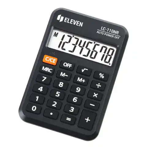 ⁨Eleven kalkulačka LC110NR, černá, kapesní, osmimístná⁩ w sklepie Wasserman.eu