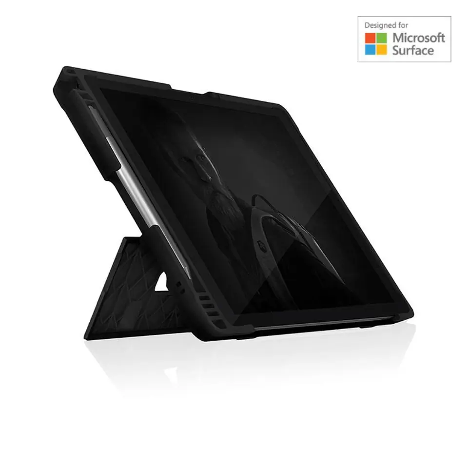 ⁨STM Dux Shell - Etui pancerne Microsoft Surface Pro 7 / Pro 7+ (Black)⁩ w sklepie Wasserman.eu