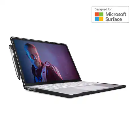 ⁨STM Dux Hardshell - Pancerna obudowa Microsoft Surface Laptop 2 / 3 / 4 / 5 (Black)⁩ w sklepie Wasserman.eu