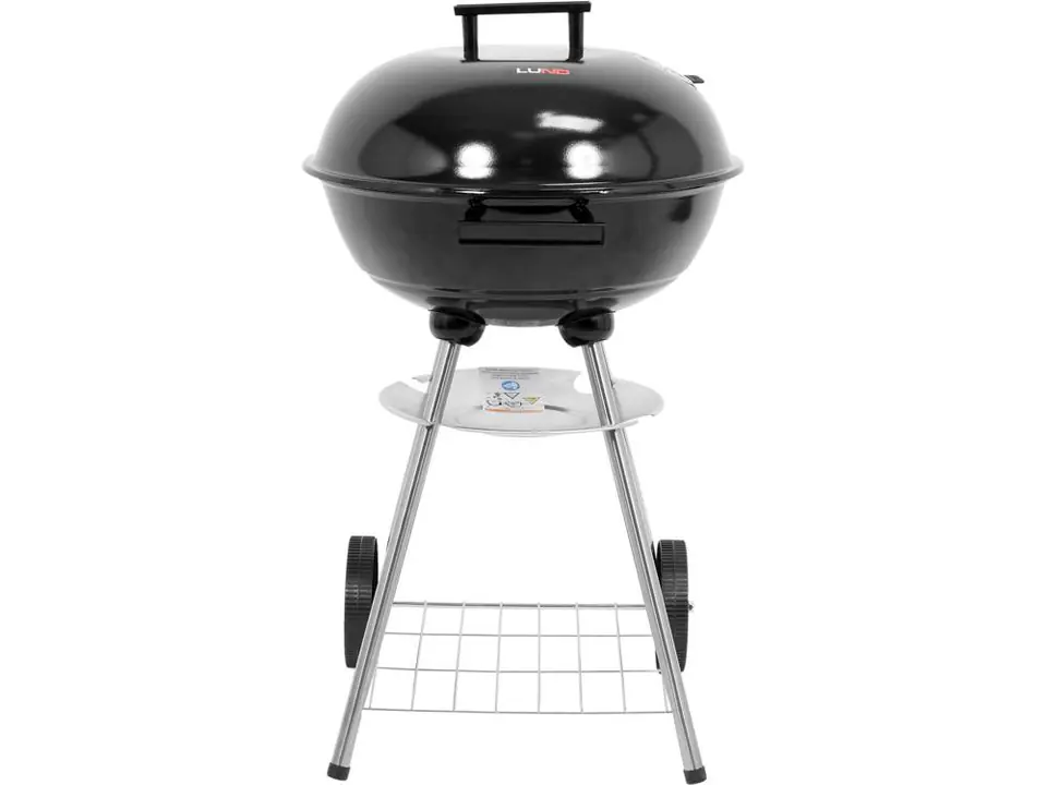 ⁨GRILL WĘGLOWY OKRĄGŁY Z POKROWCEM, RUSZT 41CM⁩ w sklepie Wasserman.eu