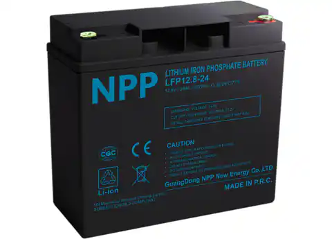 ⁨Akumulator LFP LiFePO4 12,8V 24Ah T12⁩ w sklepie Wasserman.eu