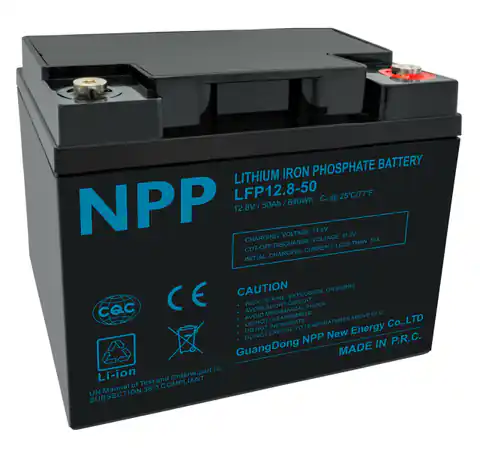 ⁨Akumulator LFP LiFePO4 12,8V 50Ah T14⁩ w sklepie Wasserman.eu