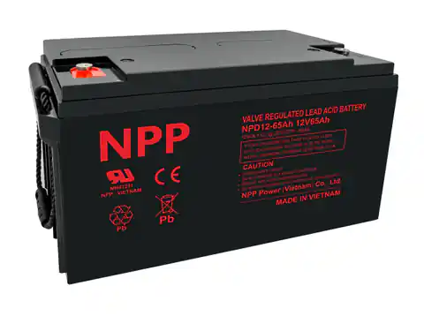 ⁨Akumulator NPD 12V 65Ah T14 NPP seria DEEP pasta⁩ w sklepie Wasserman.eu