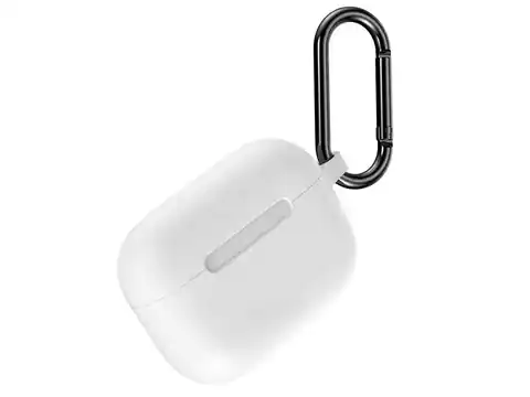 ⁨Silikonowe etui Alogy na słuchawki Apple AirPods Pro Białe⁩ w sklepie Wasserman.eu