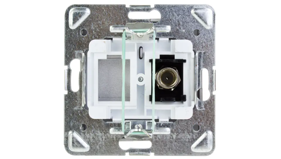 ⁨IMPRESSION Antenna socket single type F titanium GPA-1YF/m/23⁩ at Wasserman.eu