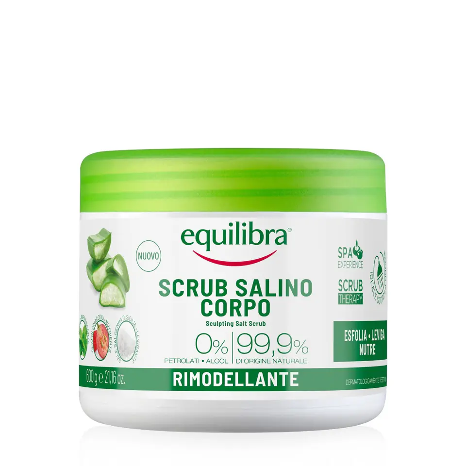 ⁨Equilibra Aloe Modelujący Peeling solny 600g⁩ w sklepie Wasserman.eu