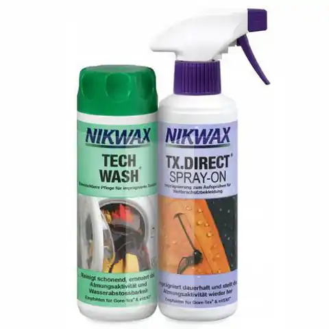 ⁨ZZestaw pielęgnacyjny Nikwax Tech Wash + TX.Direct Spray-on 2*300 ml⁩ w sklepie Wasserman.eu