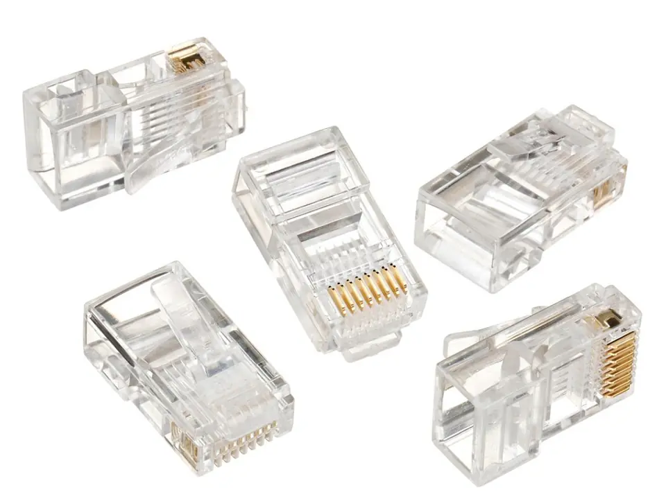 ⁨MCTV-663 Plug RJ45 8P8C 5e strand Maclean 100pcs⁩ at Wasserman.eu