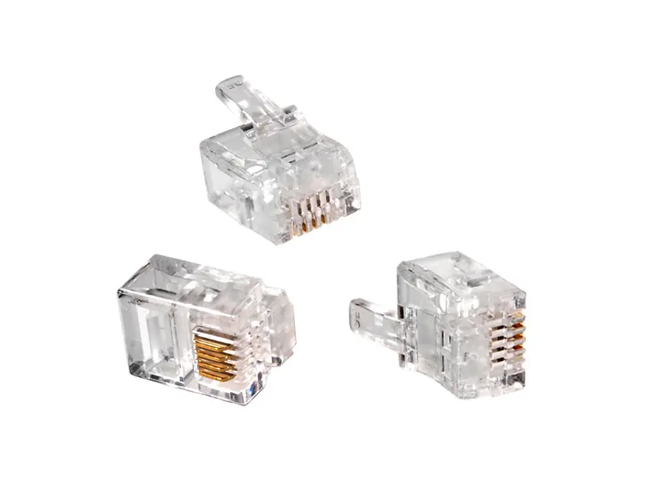 MCTV-665 RJ11 6P4C Maclean phone plug 100pcs at Wasserman.eu