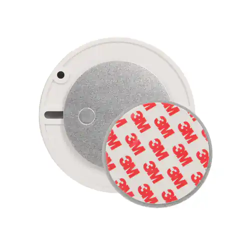 ⁨Magnetic mounting plate for smoke, carbon monoxide and gas detectors⁩ at Wasserman.eu