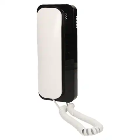 ⁨Unifon wielolokatorski do instalacji 2-żyłowych SMART, CYFRAL, biało-czarny⁩ w sklepie Wasserman.eu