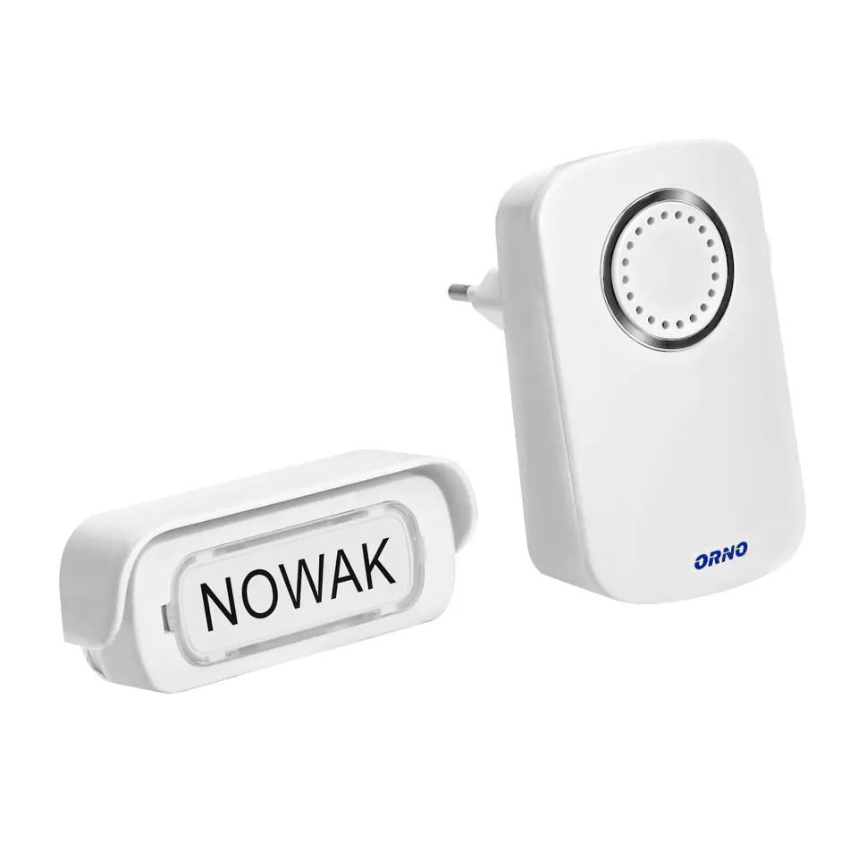 ⁨WIRELESS doorbell ERATO AC, network, learning system, 32 sounds, 100m⁩ at Wasserman.eu