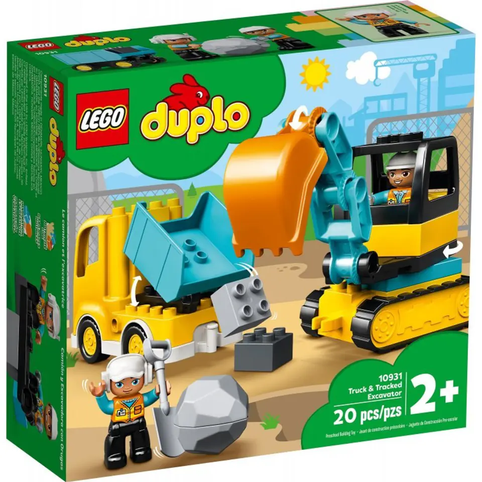 ⁨LEGO DUPLO 10931 Truck and crawler excavator⁩ at Wasserman.eu