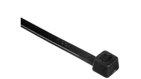 ⁨Opaska kablowa 3,5mm 140mm czarna UV 140/3,5 OZC 35-140 25.115 /100szt./⁩ w sklepie Wasserman.eu