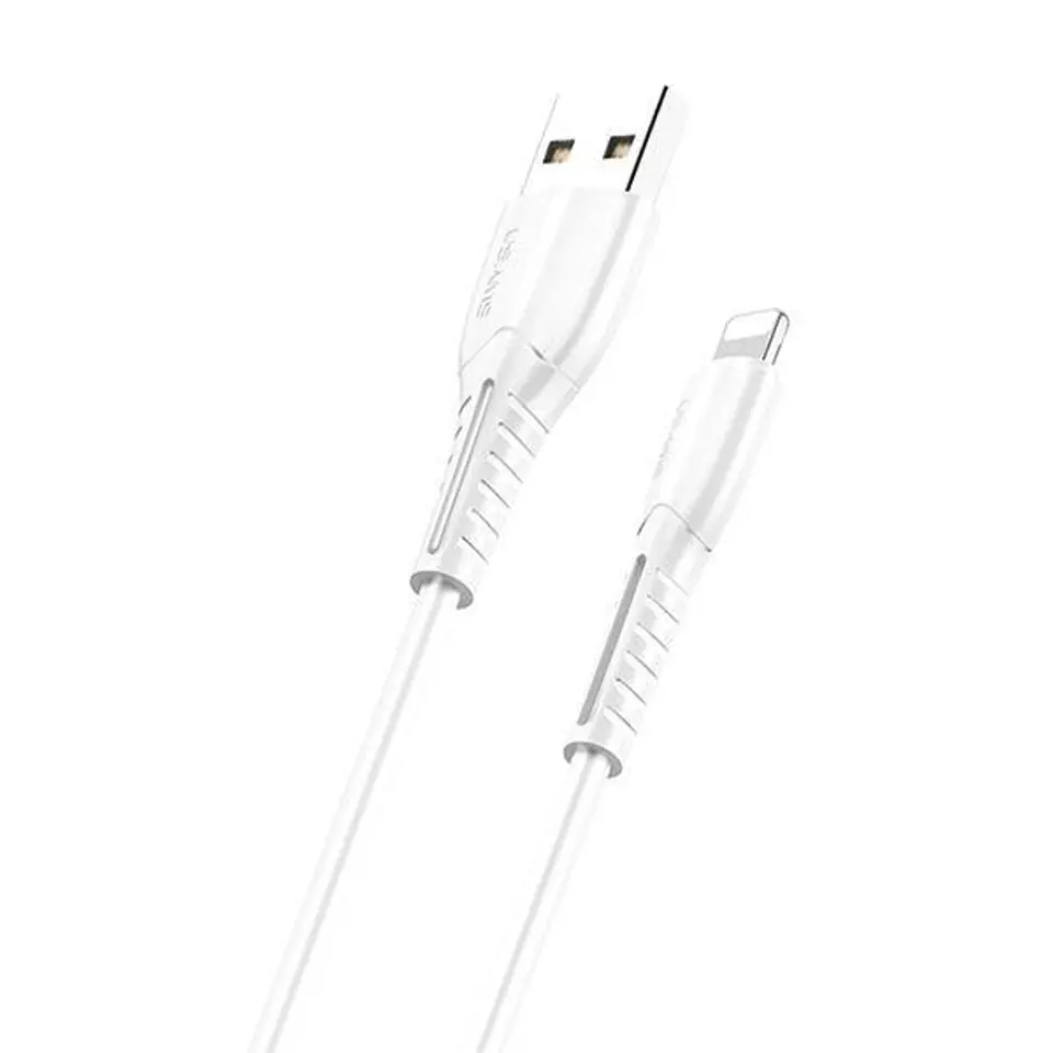 ⁨USAMS Cable U35 lightning 2A Fast Charge 1m white/white SJ364USB02 (US-SJ364)⁩ at Wasserman.eu