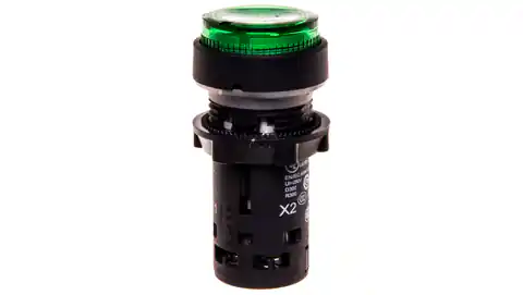 ⁨Przycisk sterowniczy 22mm zielony z samopowrotem z podświetleniem bez żarówki 1Z XB7NW3361⁩ w sklepie Wasserman.eu