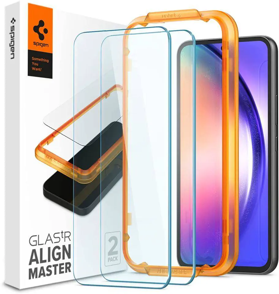 ⁨Szkło Hartowane SAMSUNG GALAXY A54 5G Spigen ALM Glas.tr 2-pack Clear⁩ w sklepie Wasserman.eu