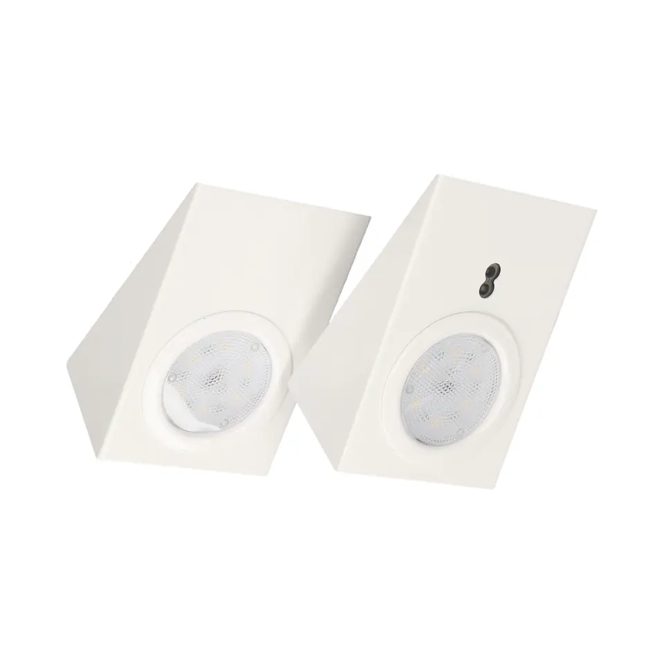 ⁨LED under-cabinet luminaire set 2,5W, 180lm, 4000K, with non-contact switch, white⁩ at Wasserman.eu