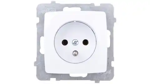 ⁨KARO Single socket with / u white GP-1SZ/m / 00⁩ at Wasserman.eu