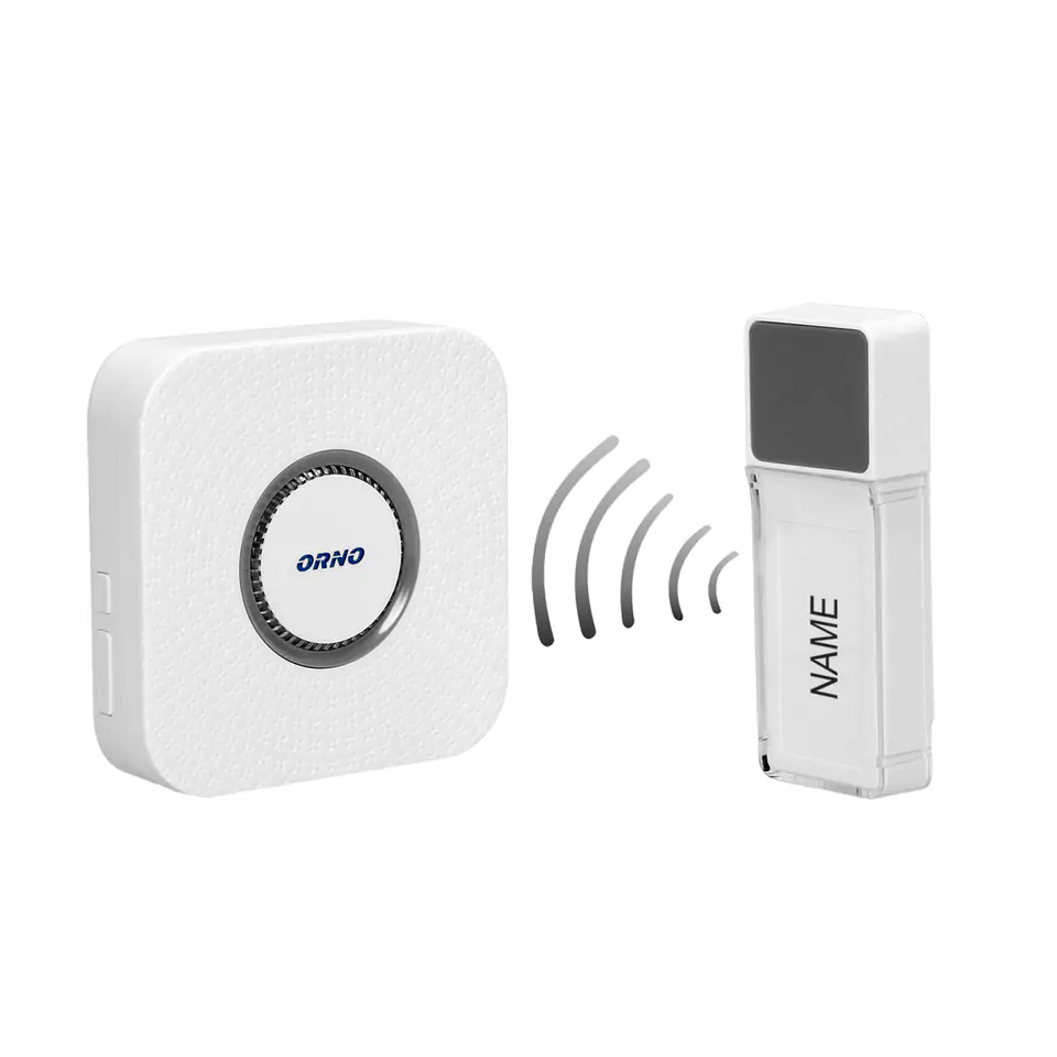 ⁨WIRELESS DOORBELL TORINO II DC, battery, learning system, 58 sounds, 400m⁩ at Wasserman.eu