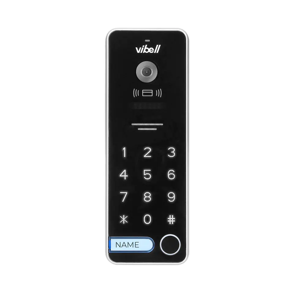 ⁨Wideo kaseta 1-rodzinna z kamerą i  szyfratorem, do zastosowania w systemach VIBELL⁩ w sklepie Wasserman.eu