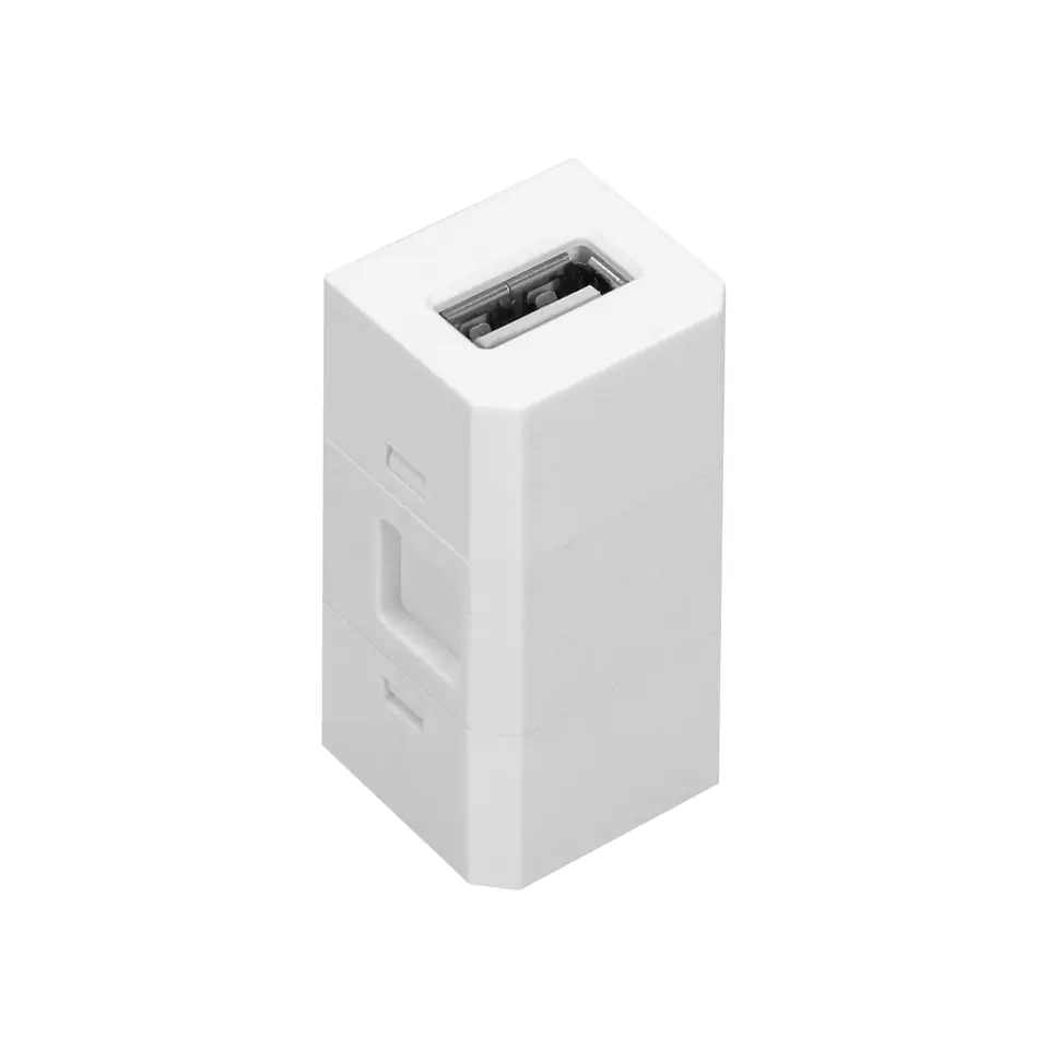 ⁨Kostka z gniazdem USB do gniazda meblowego OR-GM-9011/W lub OR-GM-9015/W⁩ w sklepie Wasserman.eu