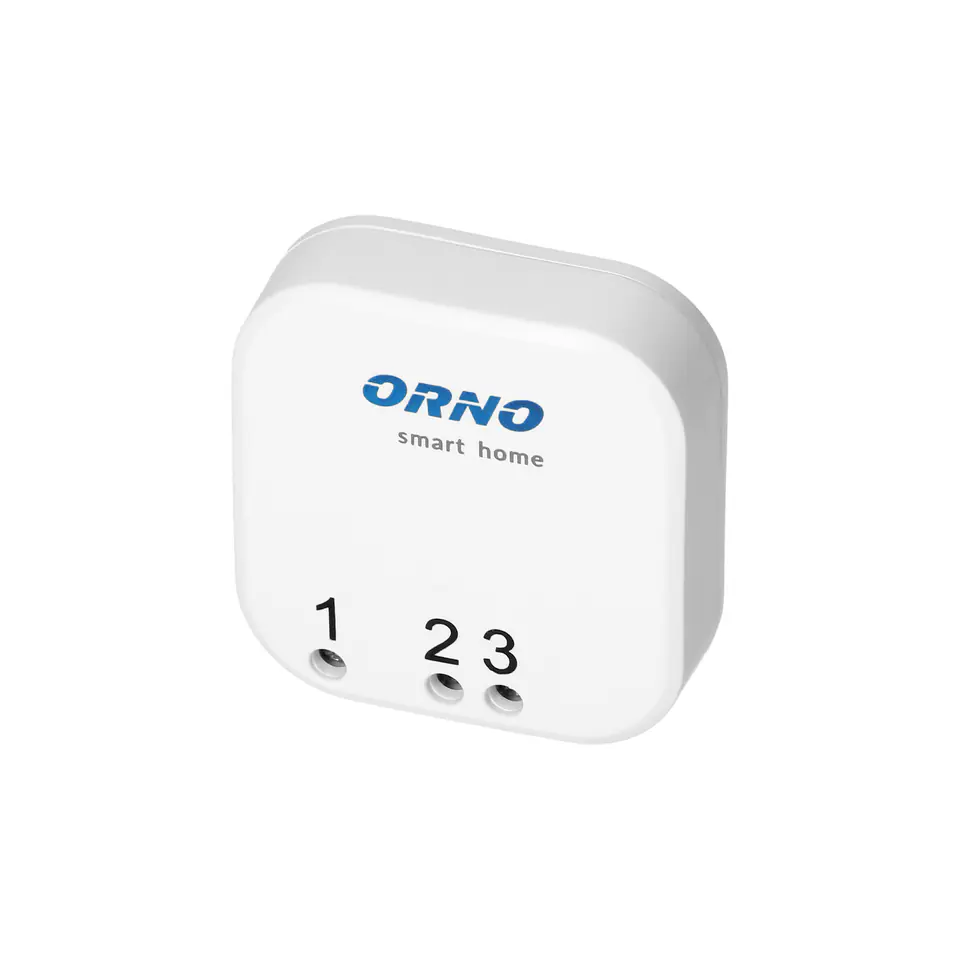 ⁨Single flush-mounted transmitter, for connection to any switch, for remote control of flush-mounted relays and sockets, with radio transmitter, ORNO Smart Home⁩ at Wasserman.eu