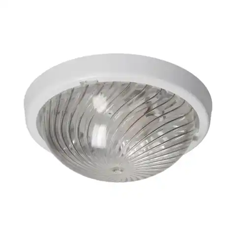 ⁨7070T-ALFA/PL, luminaire, 75W, E27, IP44, IK10, transparent polycarbonate lampshade⁩ at Wasserman.eu