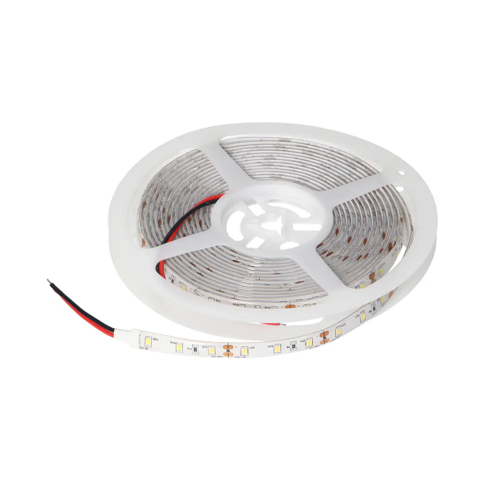 ⁨Taśma LED 12V DC, 2835smd, 60led/m, 4.8W/m, IP65, 3500K, rolka 5m⁩ w sklepie Wasserman.eu