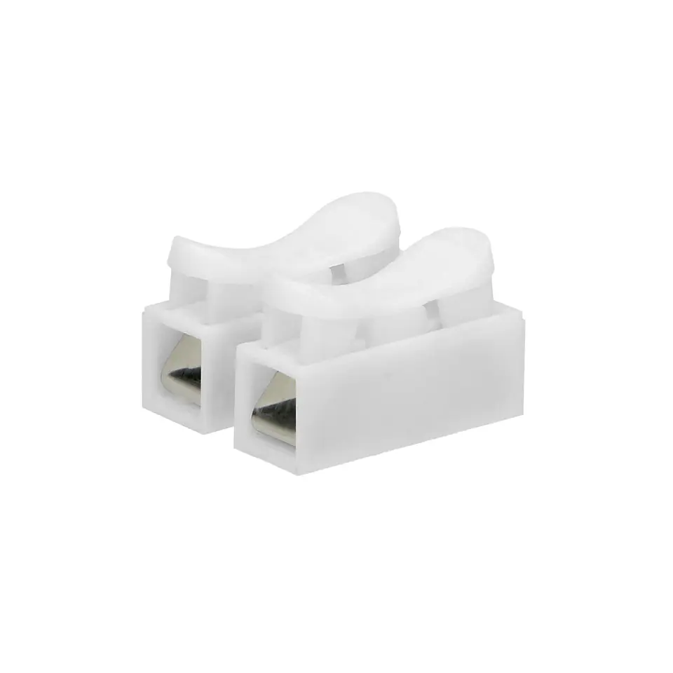 ⁨Double track spring connector 2x2,5mm?, 100 pcs⁩ at Wasserman.eu