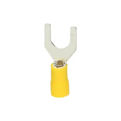 ⁨Insulated fork tip, maximum cross-section 6mm?, eyelet for screw: M6, blister 25 pieces.⁩ at Wasserman.eu
