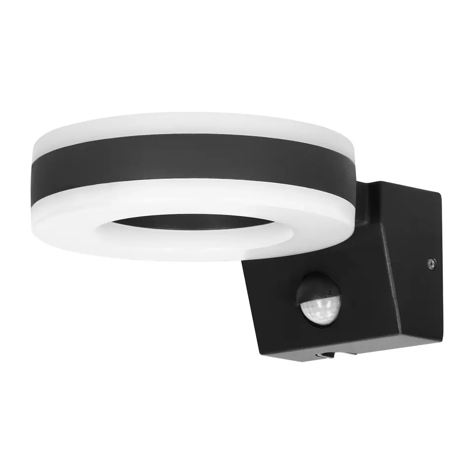 ⁨HOWLIT LED 20W, garden luminaire with motion sensor, 1800lm, IP65, 4000K, black⁩ at Wasserman.eu