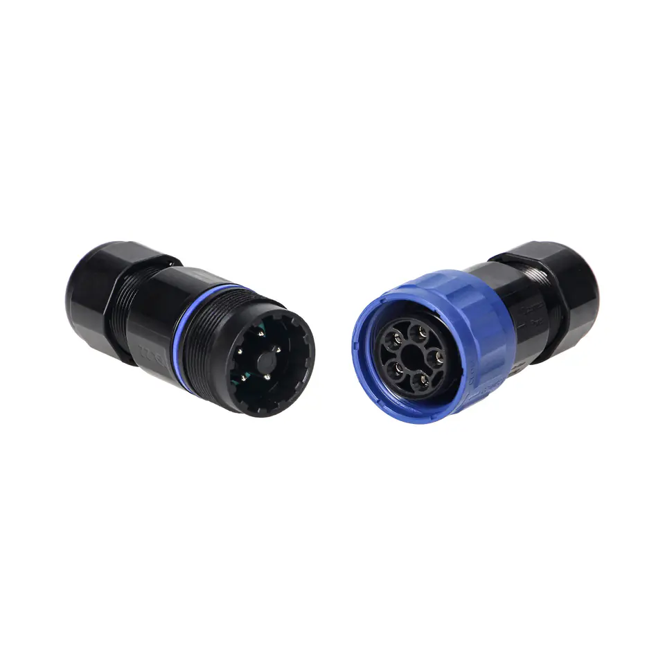 ⁨Cable connector, socket-plug, 5x4mm2, IP68, 10 pieces⁩ at Wasserman.eu