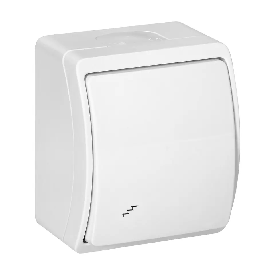 ⁨Łącznik schodowy n/t AQUATIC, IP44, biały⁩ w sklepie Wasserman.eu