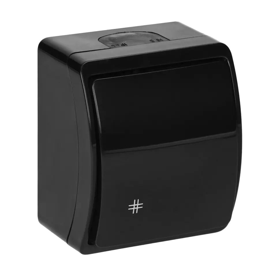 ⁨Łącznik krzyżowy n/t AQUATIC, IP44, czarny⁩ w sklepie Wasserman.eu