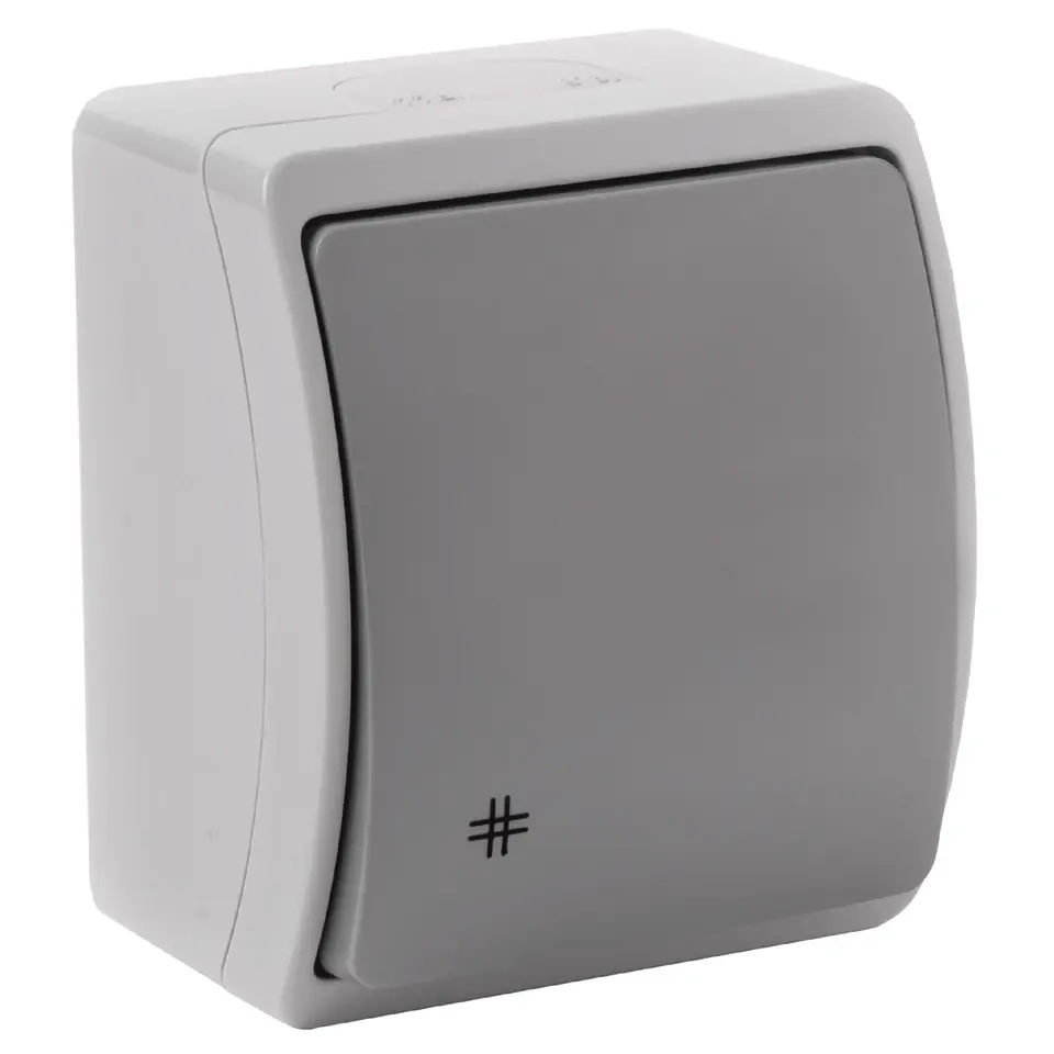 ⁨Łącznik krzyżowy n/t AQUATIC, IP44, szaro-grafitowy, 10 szt.⁩ w sklepie Wasserman.eu